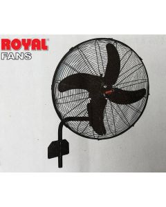 Royal Bracket Fan 24'' Copper Winding: 99.99% Pure Copper Wire Brand Warranty- (HAMMALL-2)